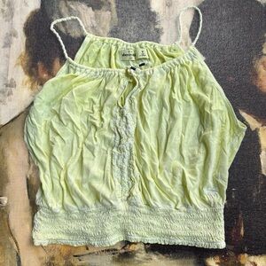 Abercrombie Kids Pale Yellow Camisole, Size M
